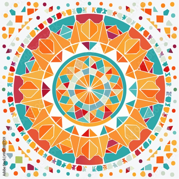 Obraz seamless mandala pattern 