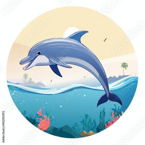 Obraz dolphin in the ocean