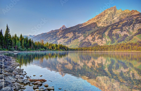 Obraz Jenny Lake at Grand Teton National Park Moose, WY