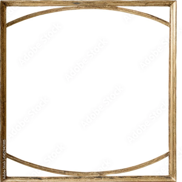 Fototapeta wooden frame with rope