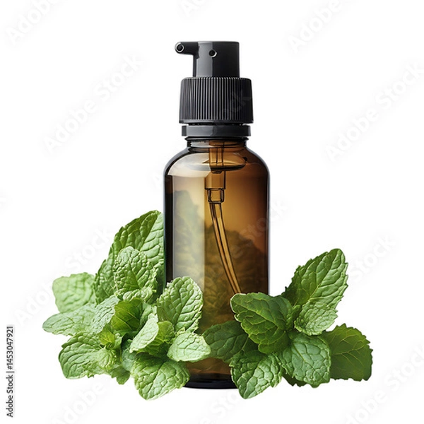 Obraz Pet Safe Dental Spray with Mint Flavor Isolated on Transparent Background