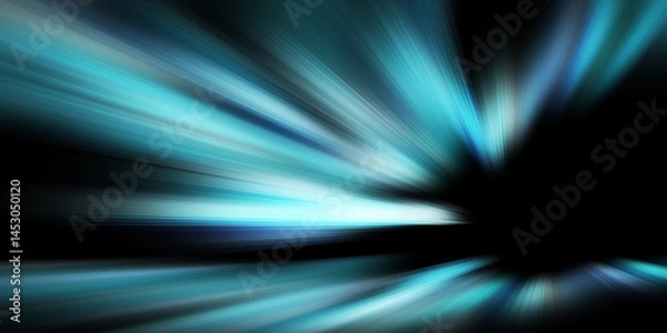 Obraz abstract blue background, dynamic blue motion blur