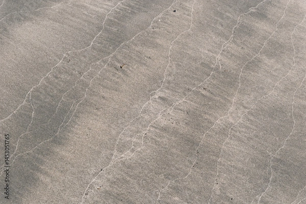 Obraz 砂浜にいろいろな模様