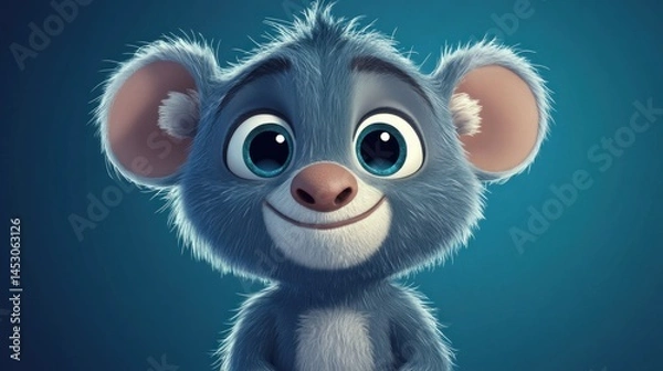 Obraz Cute animated koala