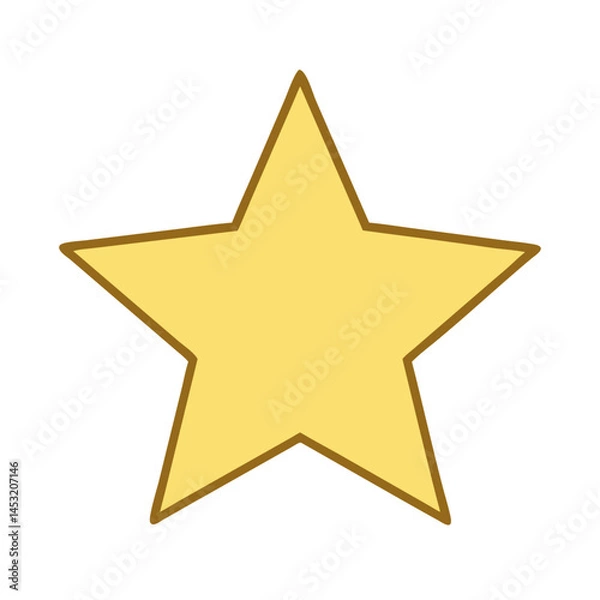 Fototapeta Shining Star Illuminating the Night Sky, Symbolizing Hope and Dreams