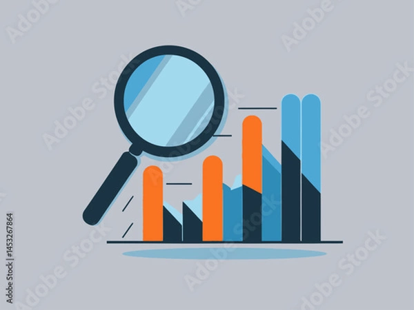 Fototapeta Business Analytics and Data Visualization