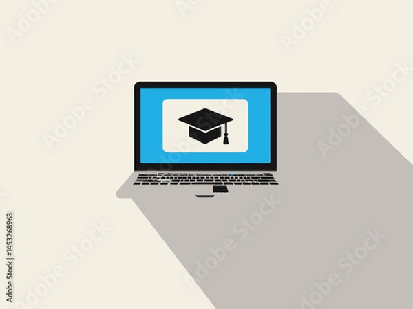 Fototapeta Digital Learning and Knowledge