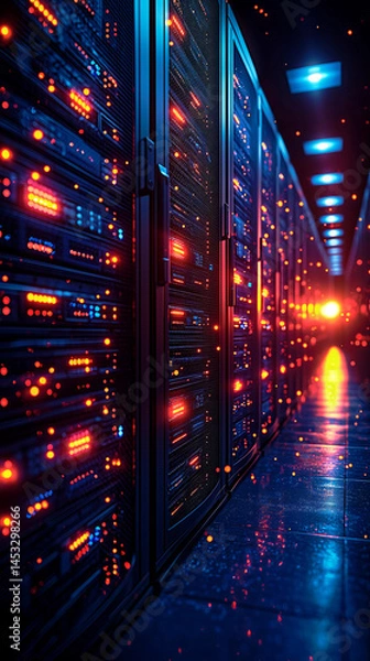 Fototapeta Cloud Computing Infrastructure Management