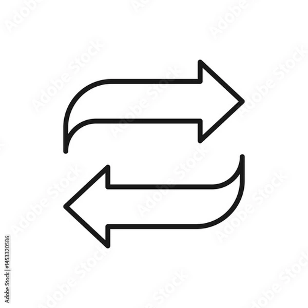 Obraz reverse sign symbol