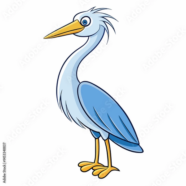 Fototapeta great blue heron