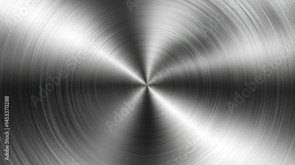 Obraz Brushed silver metal texture background with industrial and modern fee