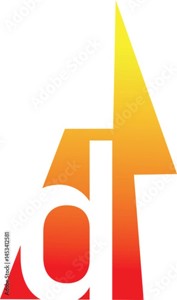 Obraz Power Energy Lightning D Logo