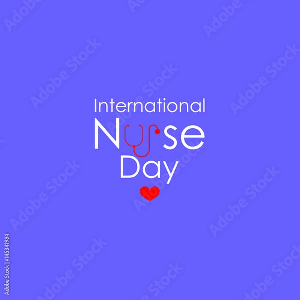 Fototapeta International Nurses Day vector illustration.