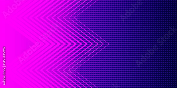 Obraz Purple abstract pixel texture bg video screen. Tv pattern background with square noise effect. Futuristic broadcast neon gradient banner for television.