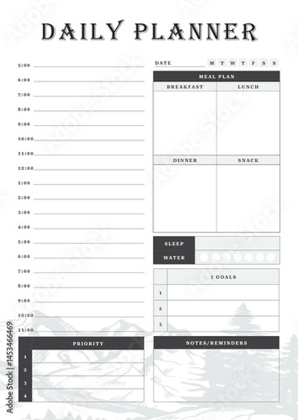 Obraz Daily Planner