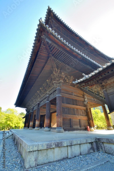 Obraz 南禅寺の青紅葉と三門