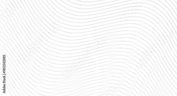 Fototapeta Abstract White Lines Wave Pattern Background