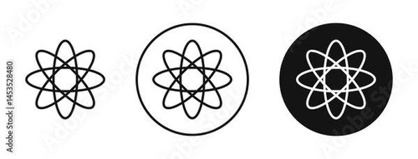 Obraz Photon icon. Vector outline illustration. vector logo template