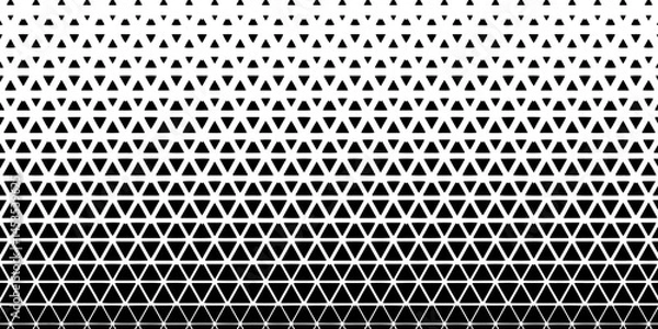 Obraz Black and white triangles seamless pattern. Design concept for fashion textile print, wrapping or packaging.