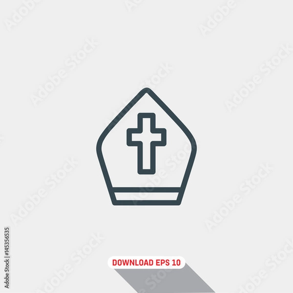 Obraz Pope icon, vector
