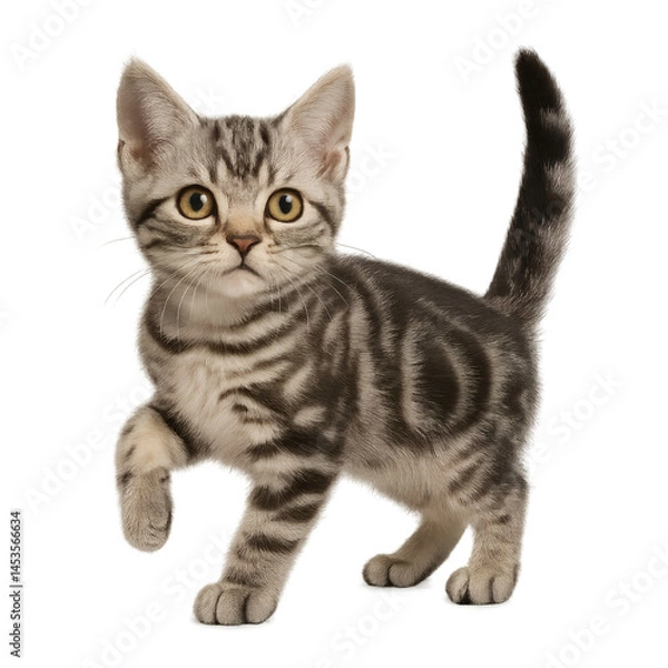 Fototapeta Playful Kitten Posing