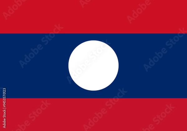 Obraz laos flag