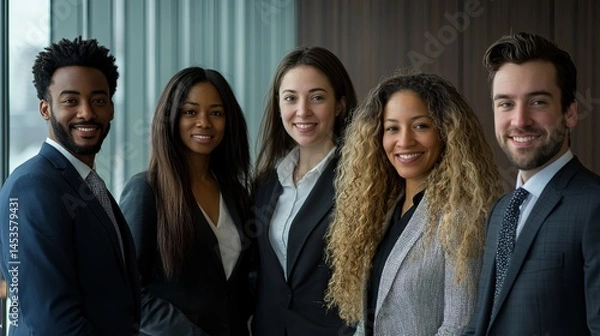 Obraz Confident Business Team: A Professional Portrait