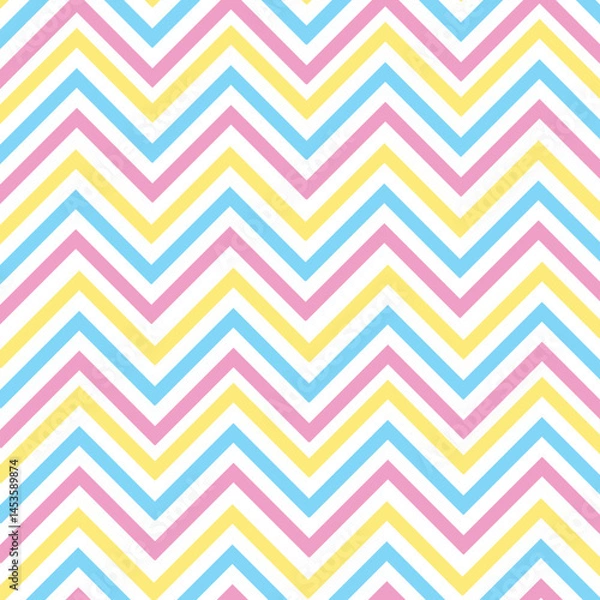 Obraz Cute background, bright, pastel colors, cute patterns