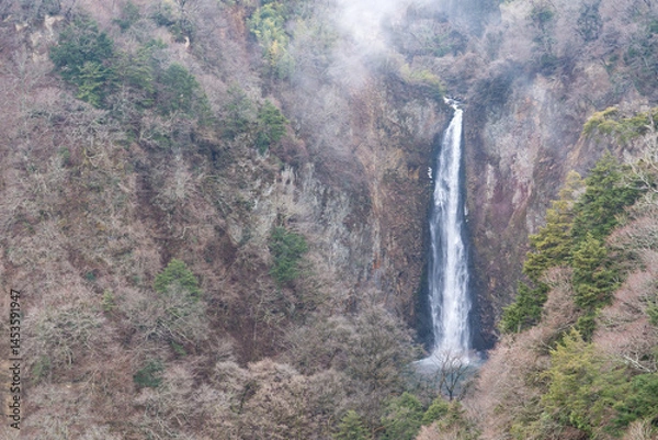 Obraz 大分県の巨大な吊り橋から見る雄大な自然