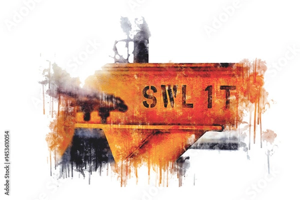 Obraz Crane beam signage