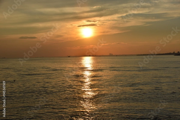 Obraz sunset and sea