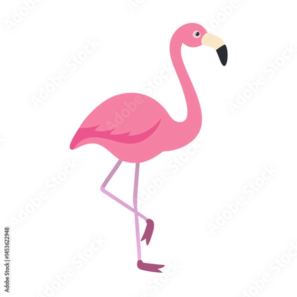 Obraz Flamingo: The Elegant Pink Wader