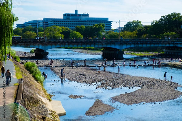 Obraz River in Kyotor