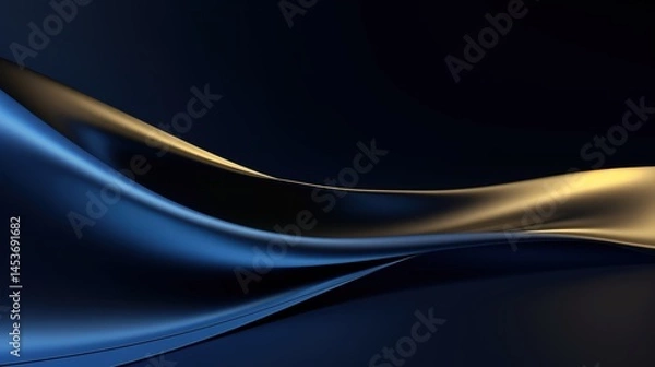Fototapeta Abstract technology concept curve architectural space background