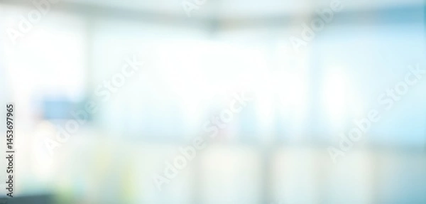 Fototapeta Abstract blurred background with light and blue tones suitable for backgrounds.