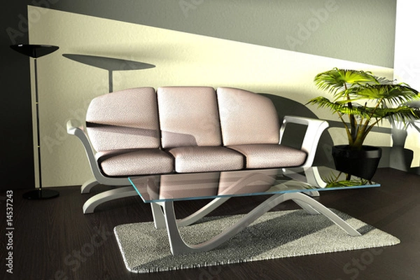Obraz Salon Design 3d
