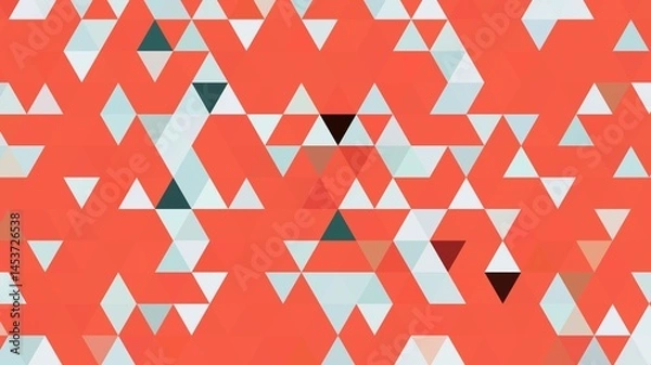 Fototapeta triangular motif. triangle pattern. tribal motif. triangle background. HD