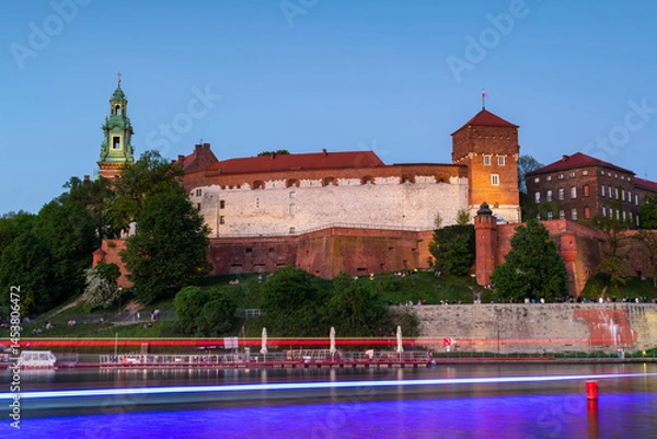 Fototapeta Wawel Castle and Vistula river in Cracow, Poland