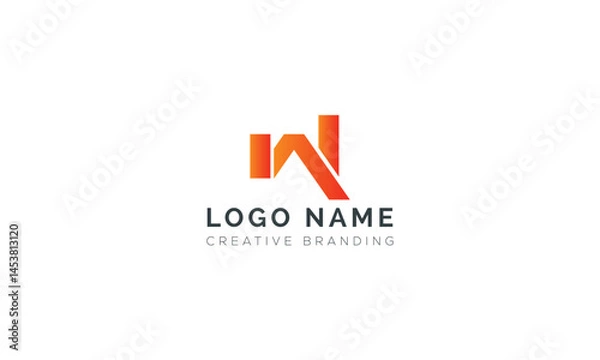 Fototapeta Minimalist W Logo for Branding and Identity.
