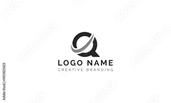 Fototapeta Minimalist Q Logo for Branding and Identity.