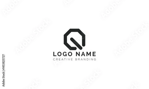 Fototapeta Minimalist Q Logo for Branding and Identity.