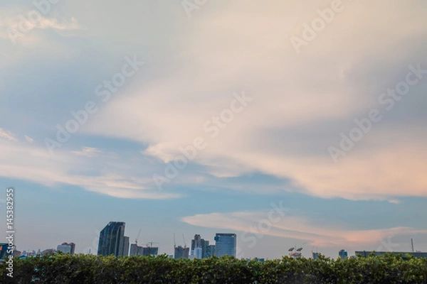 Obraz Sunset with clouds