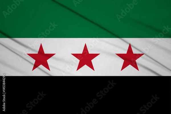 Obraz Powiewająca flaga Syrii