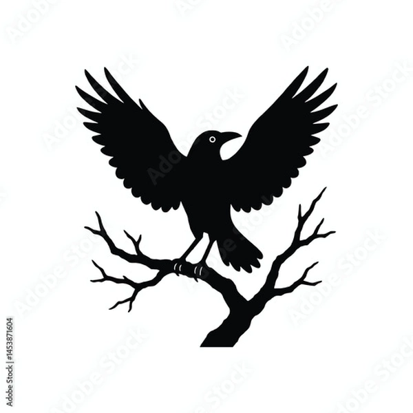 Obraz eagle with wings vector