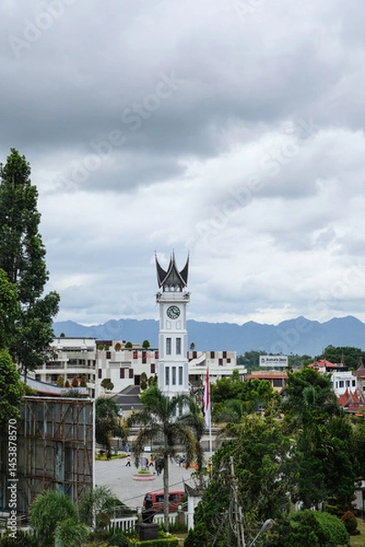 Obraz Close-up of Jam Gadang or Clock Tower at Bukittinggi City.