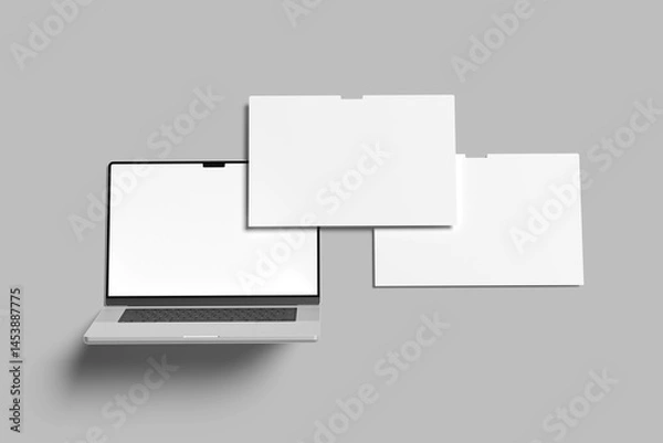Obraz Laptop Screen blank Mock Up