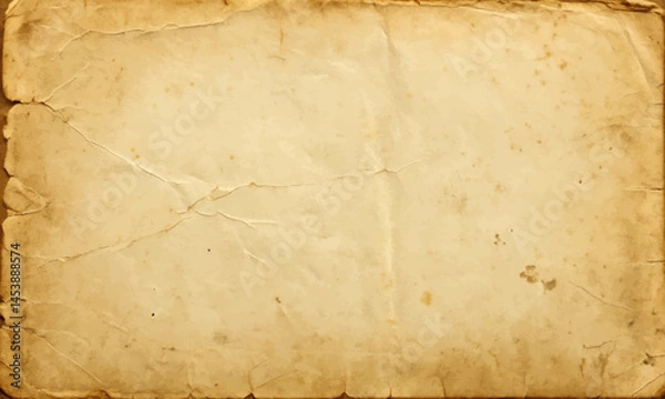 Fototapeta Grunge old paper texture background with antique elements perfect for vintage designs, aged effects, and retro-themed creative or artistic projects