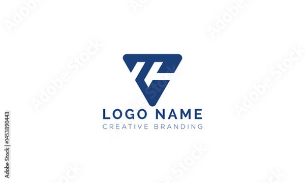 Fototapeta Minimalist TC Logo for Branding and Identity.