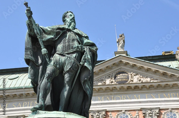 Fototapeta Gustav Statue