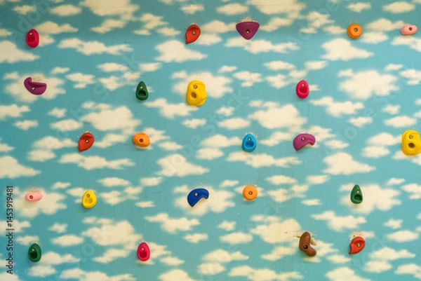 Obraz ボルダリングの壁のグラフィック素材